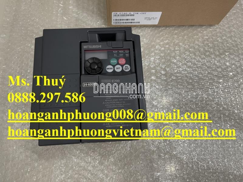 FR-E740-0.75K-CHT Mitsubishi - Biến tần công suất 0.75kW 3 Pha 380V