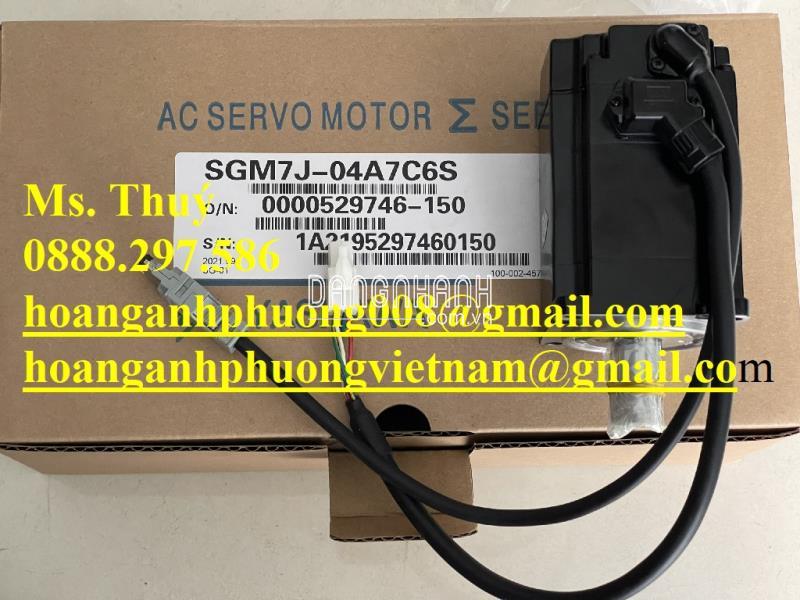 Chính hãng | Servo motor Yaskawa SGM7J-04A7C6S 