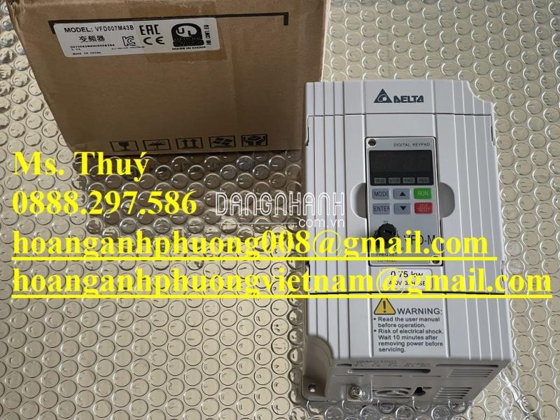 Biến tần Delta VFD007M43B - BH 12 tháng chính hãng - Toàn Quốc