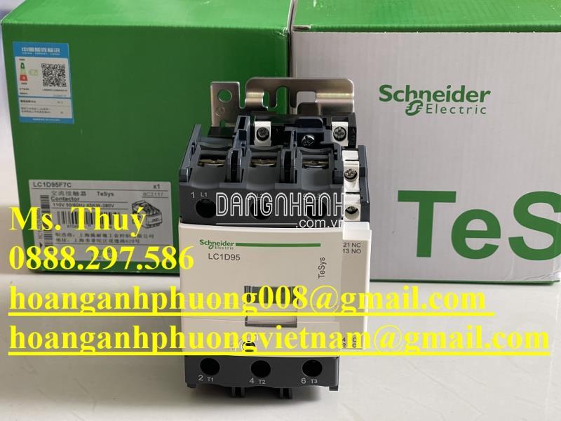 Công tắc giá tốt - Schneider LC1D95F7C - 110V 50/60Hz 45KW 380V