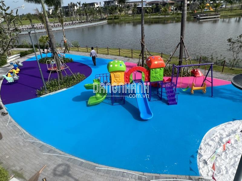 Lắp đặt sàn cao su epdm cho sân chơi trẻ em