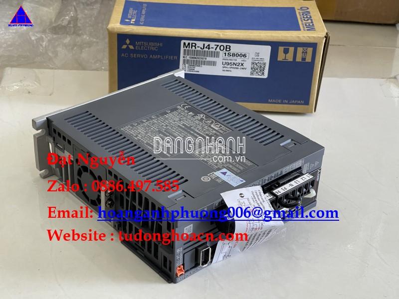 MR-J4-70B bộ điều khiển công suất 700W mới chính hãng Mitsubishi mới