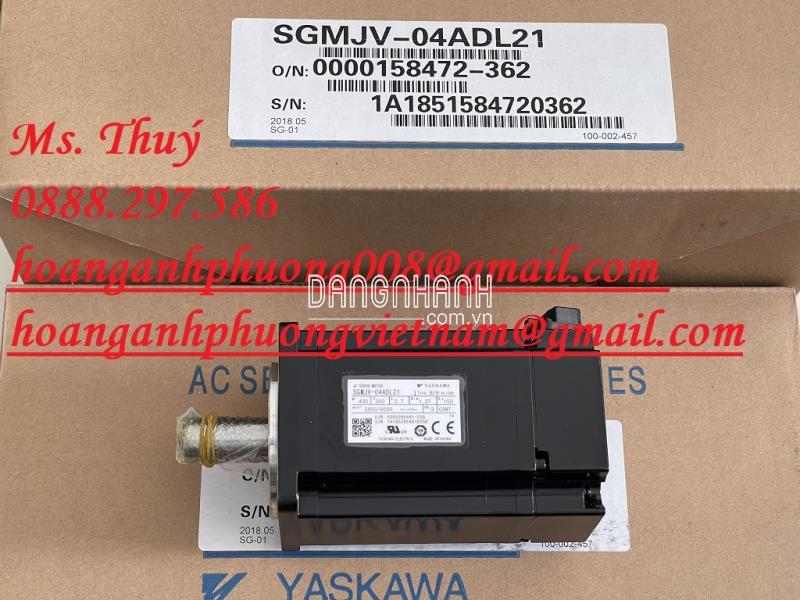 Yaskawa SGMJV-04ADL21 - Servo Motor 400W - New 100%