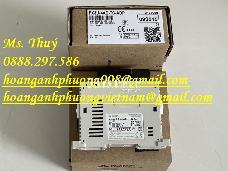 Thiết bị Module chính hãng - FX3U-4AD-TC-ADP Mitsubishi - Japan