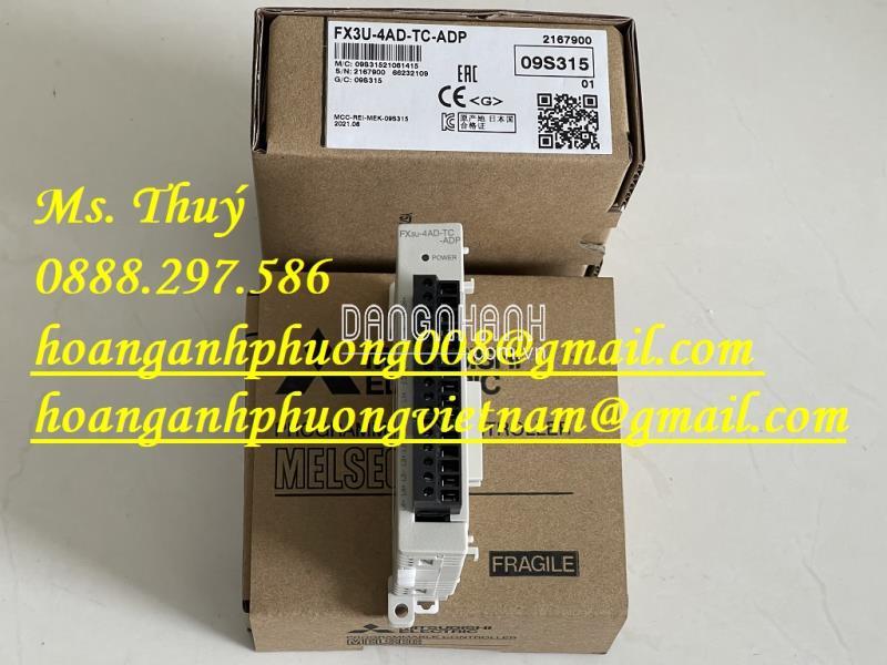 Thiết bị Module chính hãng - FX3U-4AD-TC-ADP Mitsubishi - Japan