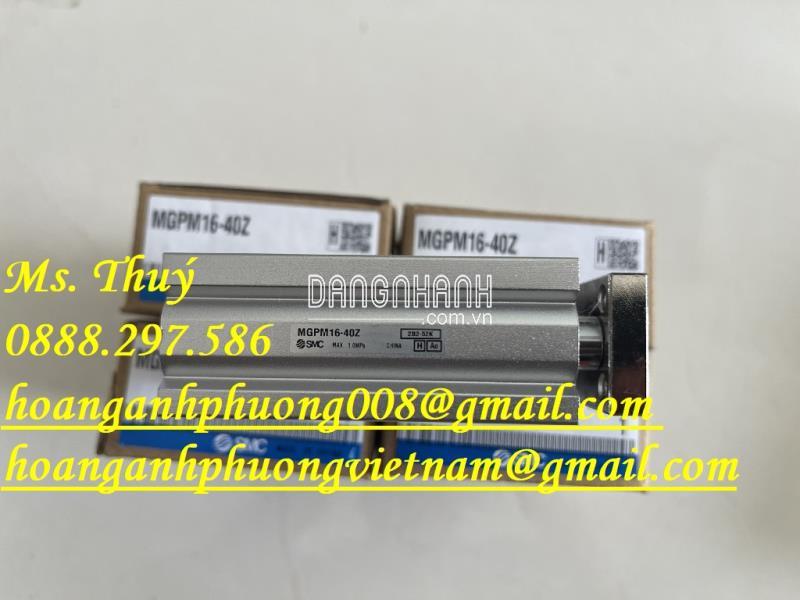 Xi lanh SMC MGPM16-40Z - Chuyên hàng nhập khẩu - Bình Dương