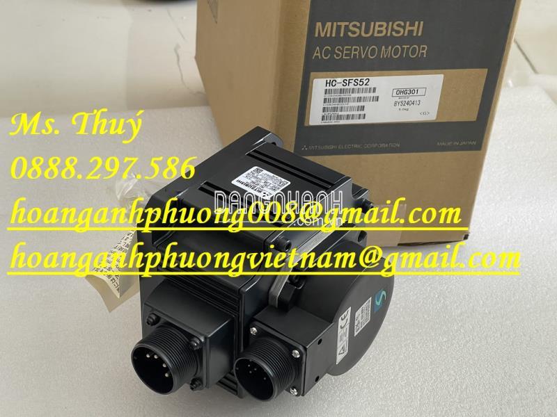 Hàng chuẩn Japan - Động cơ 0.5kW - Mitsubishi HC-SFS52