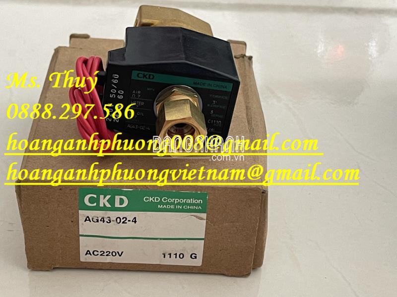 Van điện từ CKD AG43-02-4 - Hàng mới, giá tốt nhất