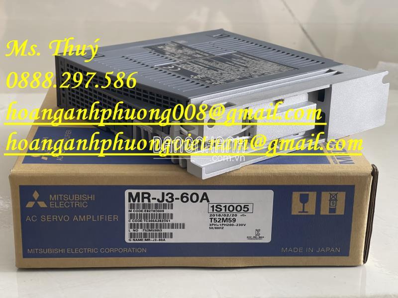 Servo Driver Mitsubishi MR-J3-60A - Nhập khẩu giá tốt nhất