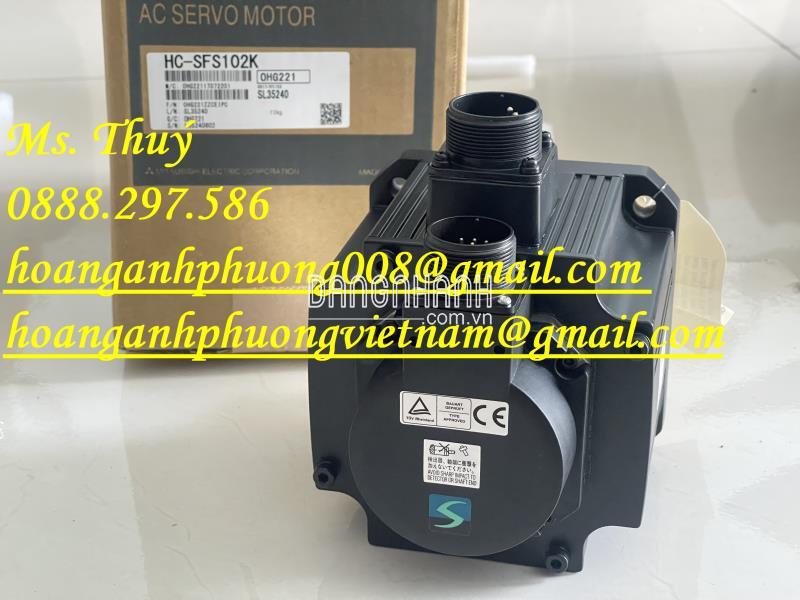 HC-SFS102K Mitsubishi - Động cơ 1kW - Hàng chuẩn Japan