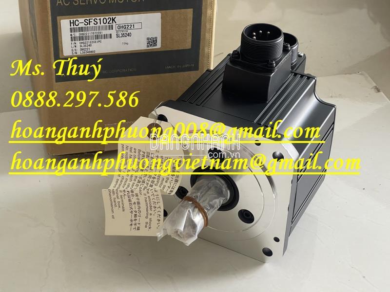 HC-SFS102K Mitsubishi - Động cơ 1kW - Hàng chuẩn Japan