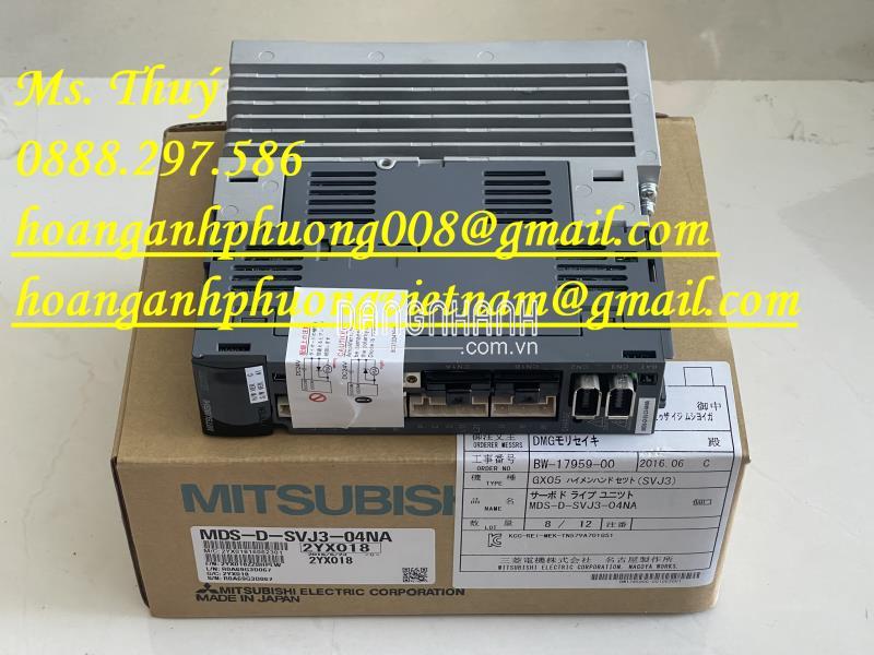  Servo Drive - New 100% - Mitsubishi MDS-D-SVJ3-04NA - Bình Dương