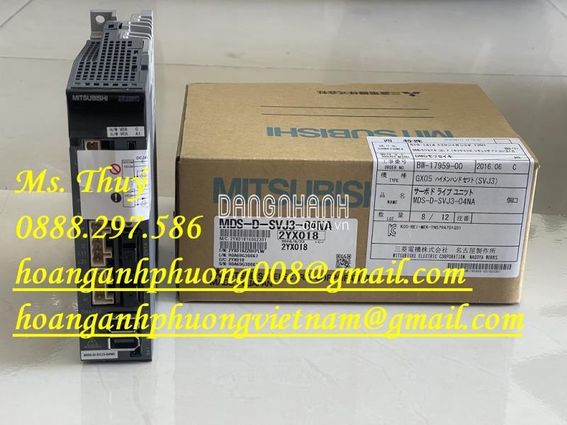  Servo Drive - New 100% - Mitsubishi MDS-D-SVJ3-04NA - Bình Dương