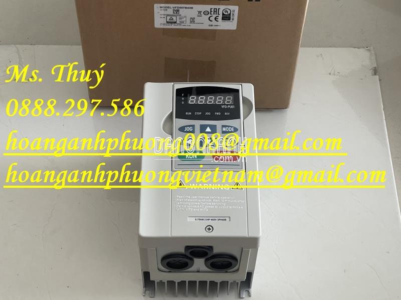 Delta VFD007B43B - Biến tần nhập khẩu - Hoàng Anh Phương