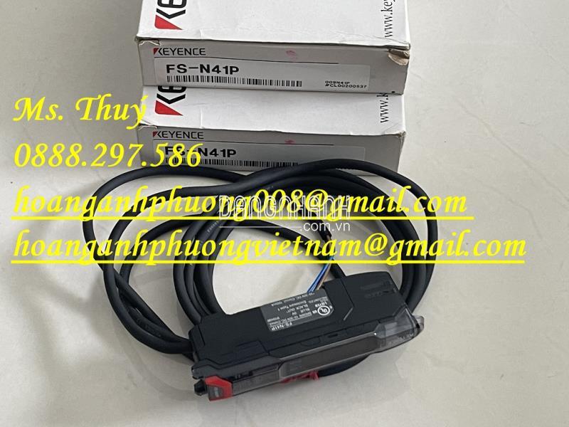 Keyence FS-N41P - Cảm biến quang sợi kỹ thuật số mạnh mẽ và linh hoạt