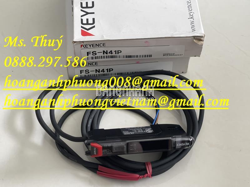 Keyence FS-N41P - Cảm biến quang sợi kỹ thuật số mạnh mẽ và linh hoạt