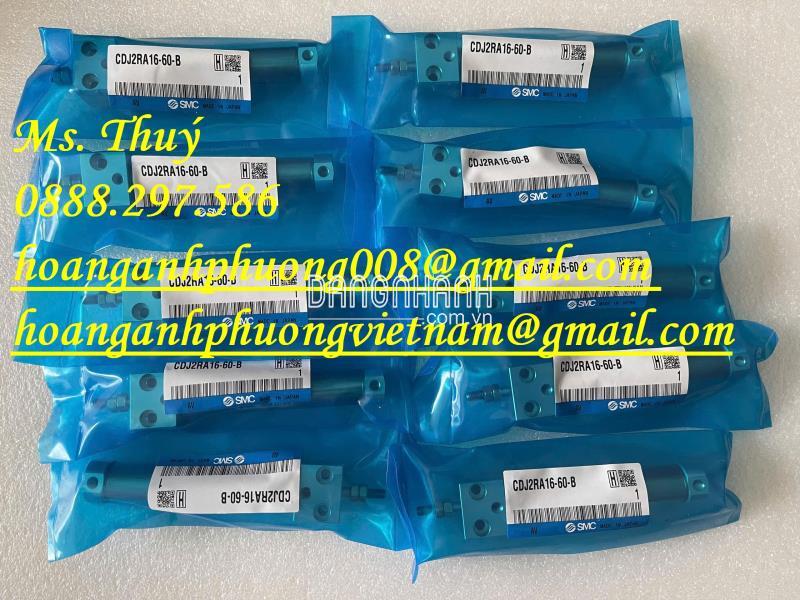 SMC CDJ2RA16-60-B - Xi lanh chính hãng - Hoàng Anh Phương