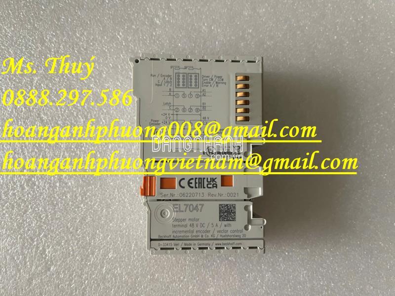 Beckhoff nhập khẩu - Module EL7047 giá tốt tại Bình Dương