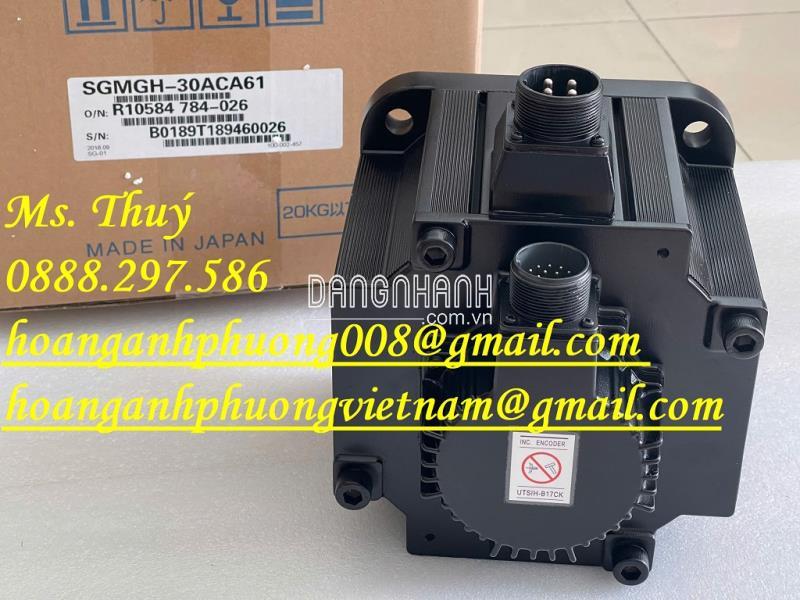 Yaskawa nhập khẩu từ Nhật - Động cơ SGMGH-30ACA61 - Bình Dương