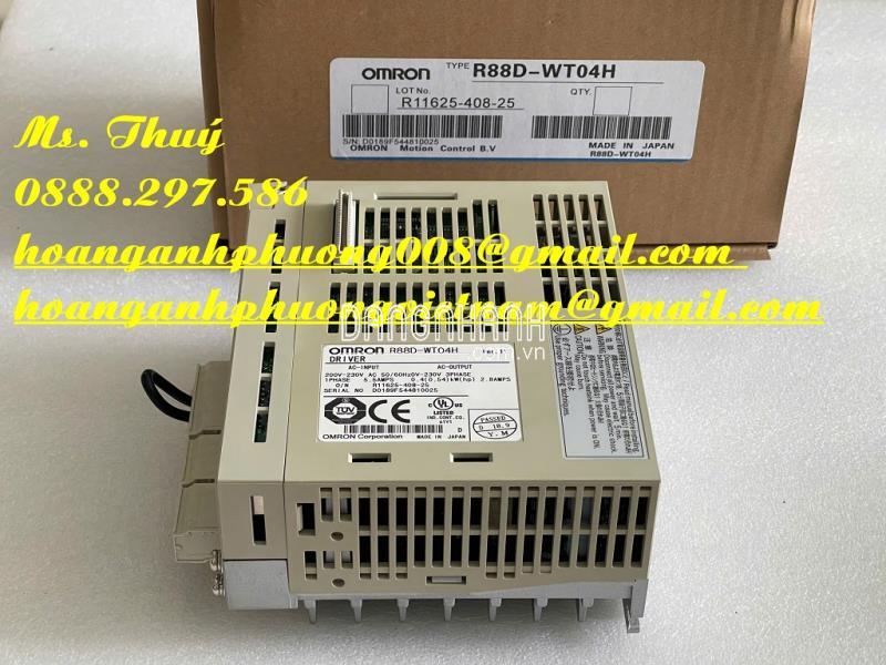 Bộ điều khiển Omron chính hãng - R88D-WT04H - Bình Dương
