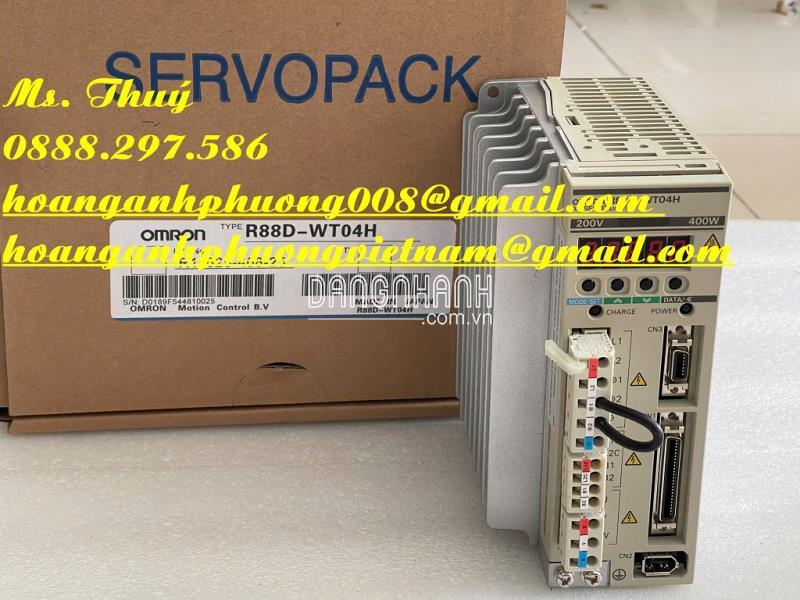 Bộ điều khiển Omron chính hãng - R88D-WT04H - Bình Dương