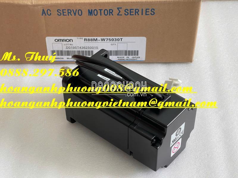 New motor Omron R88M-W75030T - Giá ưu đãi toàn quốc