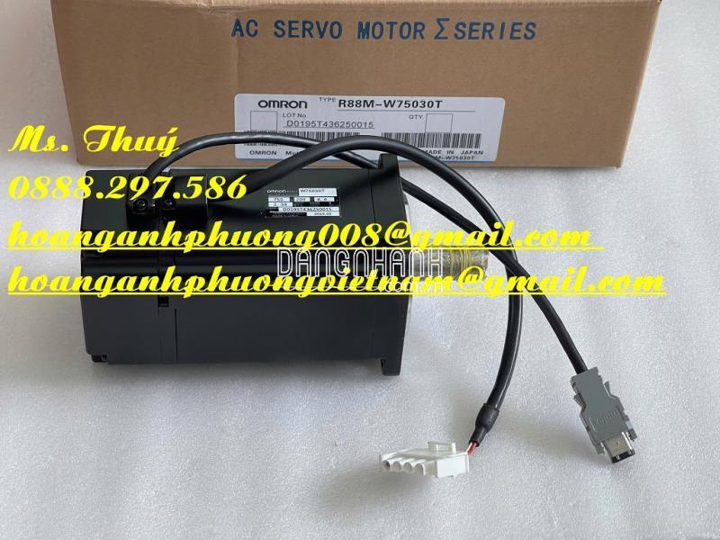 New motor Omron R88M-W75030T - Giá ưu đãi toàn quốc