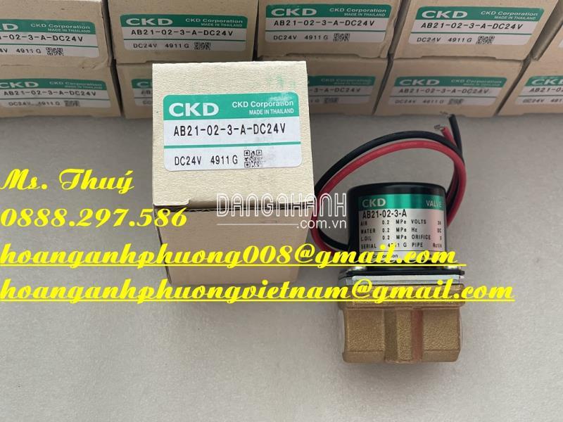 AB21-02-3-A DC24V - Van điện từ CKD giá tốt - Bình Dương