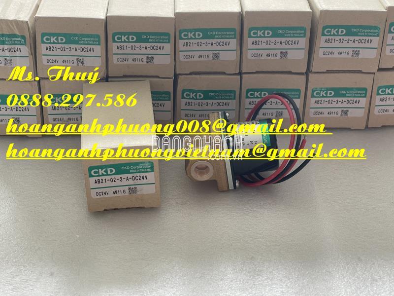AB21-02-3-A DC24V - Van điện từ CKD giá tốt - Bình Dương