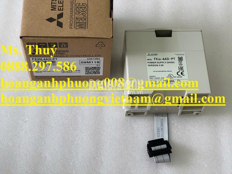 Mitsubishi FX2N-4AD-PT - Chuyên module chính hãng - Japan