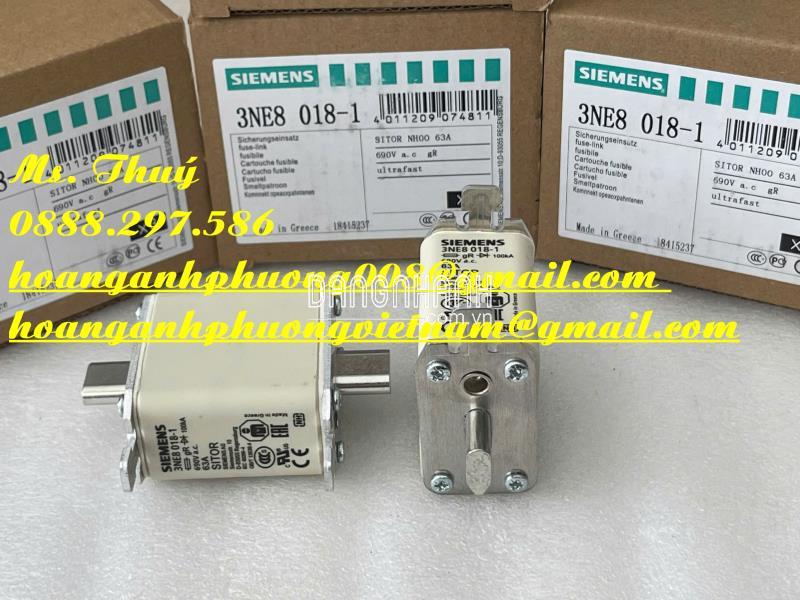 3NE80181 - Cầu chì bán dẫn Siemens -  Hàng fullbox mới 100%