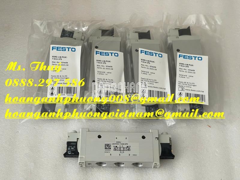 Festo VUVG-L18-P53C-T -G14-1P3 - Air solenoid valve - Hàng Nhập