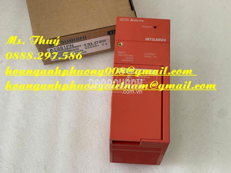 Hàng nhập - Module nguồn A1S61PN Mitsubishi - New 100%