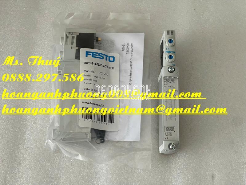 Van điện từ Festo VUVG-B14-T32C-MZT-F-1LT1 - Hàng mới 100%