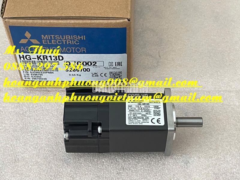 Ưu đãi giá tốt - Động cơ Servo Mitsubishi HG-KR13D - New 100%