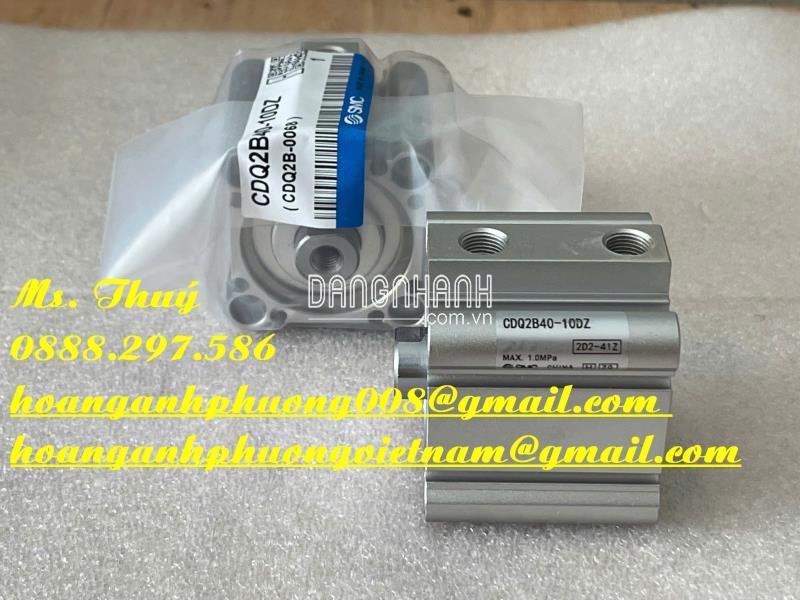 Xi lanh nhỏ gọn CDQ2B40-10DZ - SMC mới 100% 