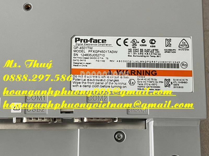 Màn hình HMI Proface PFXGP4501TADW - Giá tốt tại Bình Dương