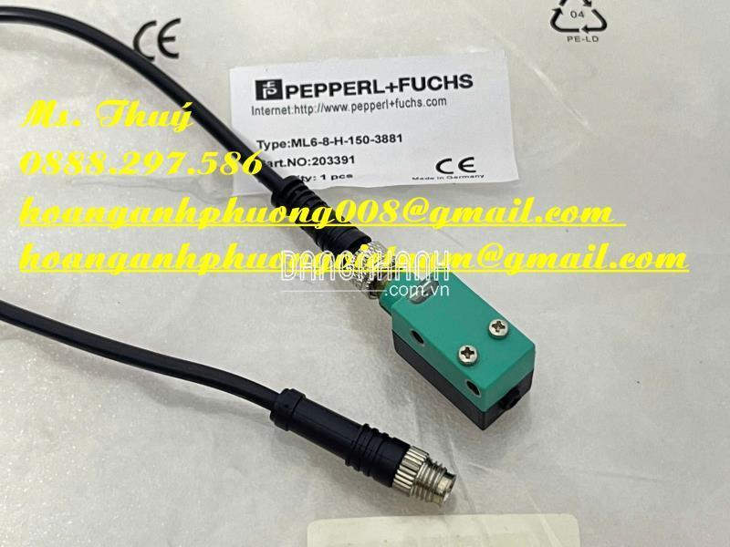 Pepperl-Fuchs ML6-8-H-150-3881 - Cảm biến nhập mới 100%