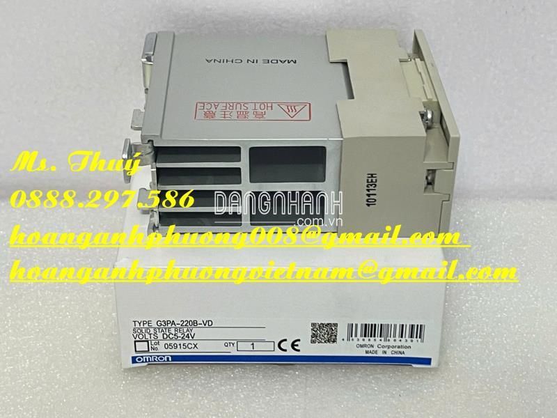 Omron G3PA-220B-VD - Rờ le bán dẫn - Hàng nhập 