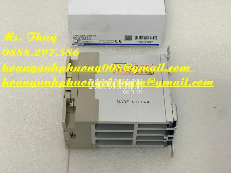 Omron giá tốt - Rơ le bán dẫn G3PA-240B-VD - Hàng mới