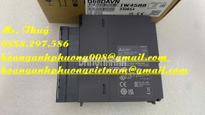 Module dòng Q - Mitsubishi Q68DAVN - Hàng chuẩn nhập khẩu