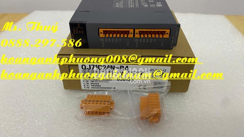 Module mới 100% - QJ71C24N-R4 Mitsubishi chính hãng nhập khẩu