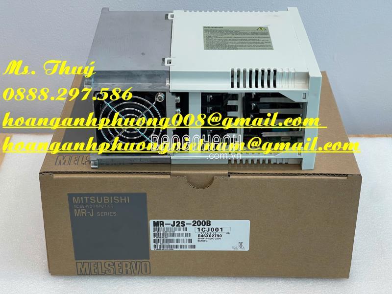 New servo driver - MR-J2S-200B - Phân phối Mitsubishi tại Bình Dương