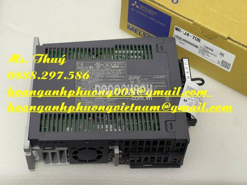 MR-J4-70B - Bộ điều khiển động cơ - Mitsubishi Japan