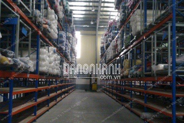 Kệ Selective Kết Hợp Pallet Xếp Chồng