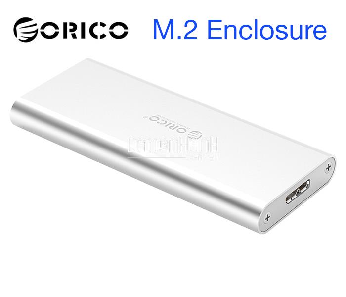 Box M2 SATA 2280 to USB 3.0 Orico vỏ nhôm-Biến SSD M.2 thành ổ cứng di động