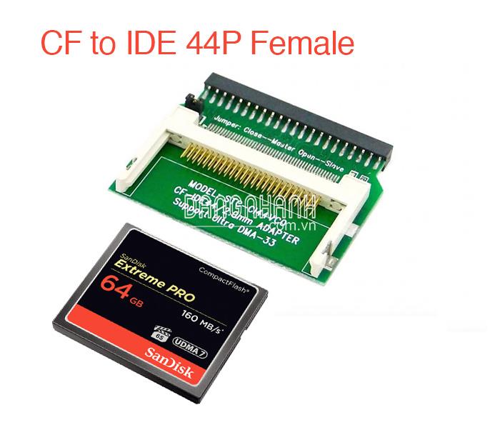 Adapter CF to IDE 44pin Female (chân cái)