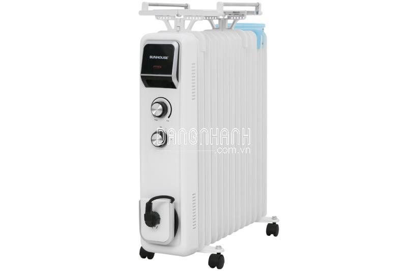Máy sưởi dầu 13 thanh Sunhouse SHD7084 (có giá phơi)