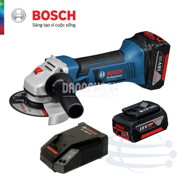 Máy mài góc dùng pin Bosch GWS 180-LI (Set 2x4Ah)