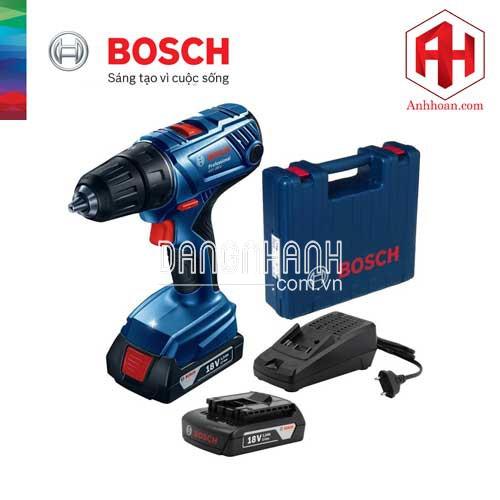 Máy khoan vặn vít pin Bosch GSR 18V-50 (Set 2x2Ah) Brushless